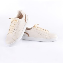 Priceshoes Tenis Moda Mujeres 4222353BEIGE