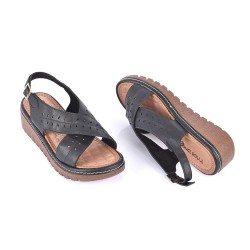 Price Shoes Sandalias Planas Mujer 6925067Negro