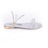 Price Shoes Sandalia Plana Para Mujer 482103PLATA