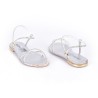 Price Shoes Sandalia Plana Para Mujer 482103PLATA