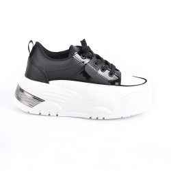 Price Shoes Tenis Moda Mujeres 632070NEGRO