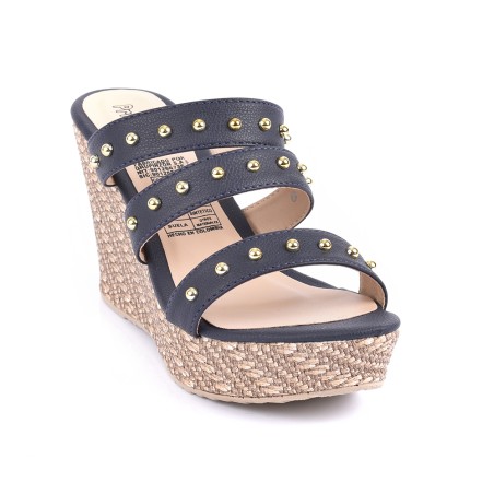 Price shoes Plataforma Moda Casual Mujeres 182LA422AZUL