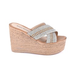 Priceshoes Plataformas Para Dama 962CR77NUDE