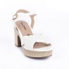 Price Shoes Tacon Elegantes Mujer 882VS002BLANCO