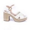 Price Shoes Tacon Elegantes Mujer 882VS002BLANCO