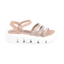 Price Shoes Sandalias Moda Para Mujeres 382R229NUDE