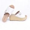 Price Shoes Plataformas Elegantes Mujeres 562331BLANCO