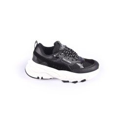 Priceshoes Tenis Moda Mujeres 102127Negro