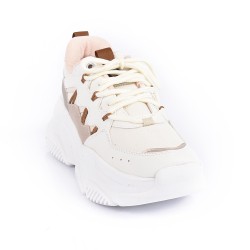 Price shoes Tenis Moda Casual Mujeres 102011CAFE