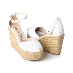 Price shoes Plataforma en yute Mujer 962CR111BLANCO