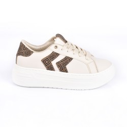 Price Shoes Tenis Casual Mujer 962DN27BEIGE