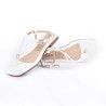 Price Shoes Sandalia Plana Para Mujer 642SP-66BLANCO