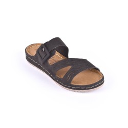 Priceshoes Sandalias Confort Mujeres 162466Negro