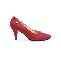 Priceshoes Ejecutivos Tacon Mujeres 542675Rojo